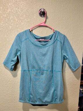 Duluth Trading Co Teal Grow Getter Top Small